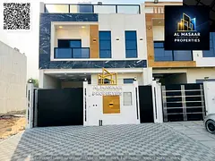 Own a villa behind Al Hamidiyah Park, 5 rooms, two floors and a roof without a roof, lifetime servic