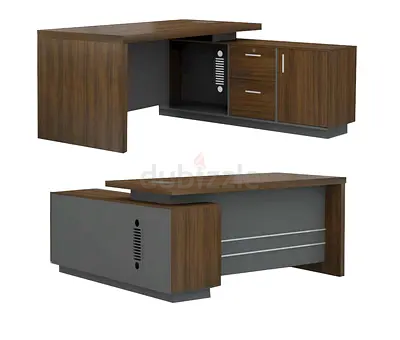 Stylish Modern Office Desk with Storage