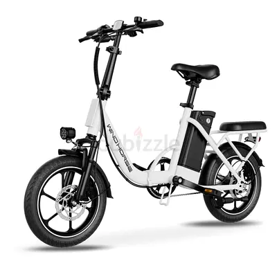 W2B Pedal Assisted Brand New Foldable E-Bike with Warranty | Detachable Battery | 16 Inches Big Tire