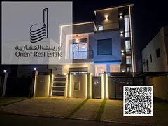 Villa for sale in Ajman, AL Helio2 The Villa is G+2 , Majlis , 3 halls , 6 master rooms , maid room