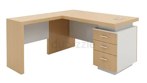 Stylish L-Shaped Computer Desk
