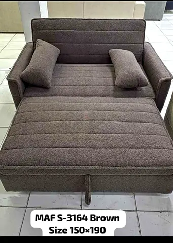 Stylish Brown Sofa Bed for Sale