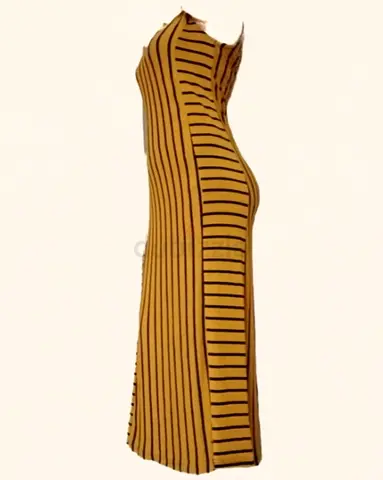 Stylish Striped Maxi Dress