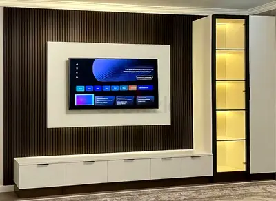 Luxury TV unit wall design