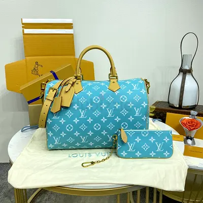 Louis Vuitton Speedy P9 Bandouliere 40 In Naturally Supple Grained Calfskin