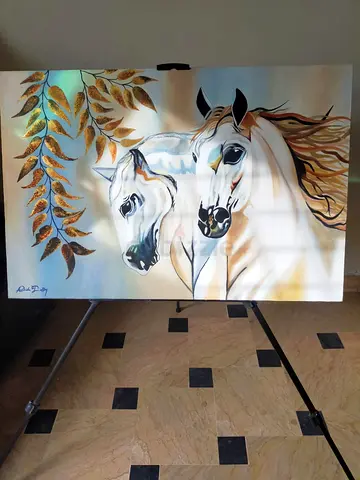 Paintings ( Handmade Canvas oil acrylic painting,well varnished, size+order customisation available