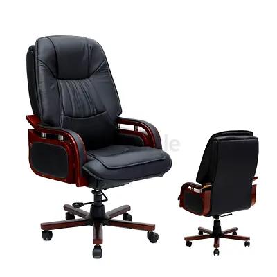Executive leather revolving chair