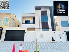 Modern two-story villa with a roof terrace, 5 master bedrooms, and elevator. Price includes air cond