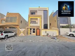 Luxury villa for sale in Al Yasmin area – Ajman | Spacious area | 7 master bedrooms | Only AED 2,1