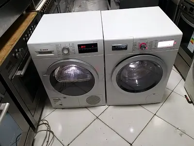 BOSCH latest model home professional 9 kg washing machine and bosch series 6 8 kg dryer separate set