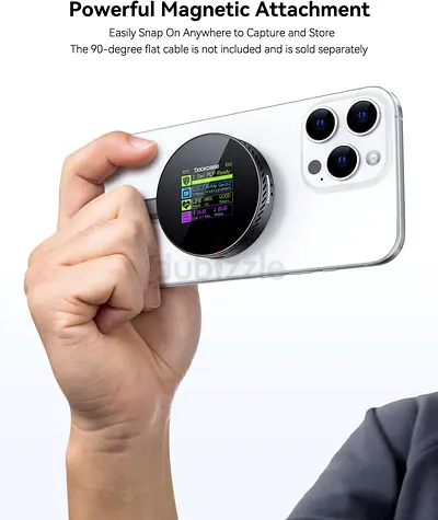 DOCKCASE Magnetic Smart M.2 NVMe SSD Enclosure, 100W PD, 3s Power Loss