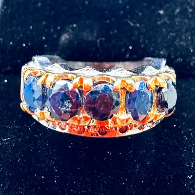 Natural Blue Sapphire Ring