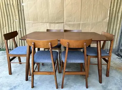 Stylish Wooden Dining Set with Chairs