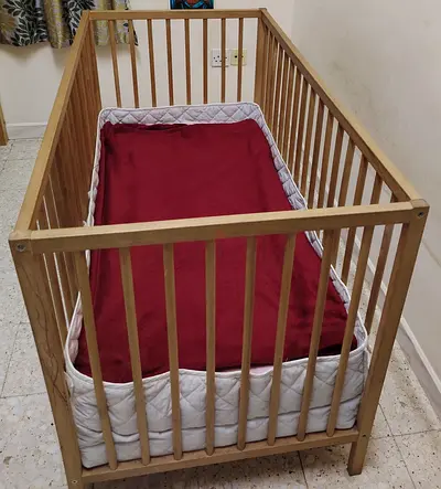 Solid Wood Crib for Sale - Like New!