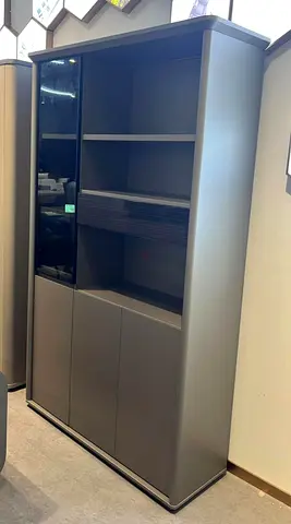 Executive office wall cabinet