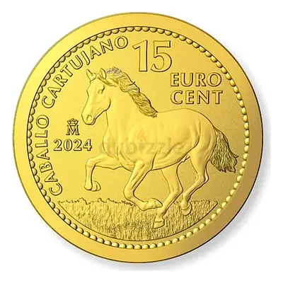 2024 1/10oz Spanish Cartujano Horse .9999 Gold Coin