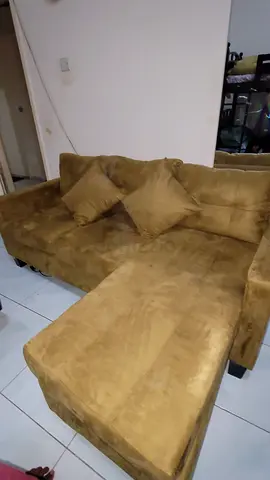 Cozy Brown L Sectional Sofa