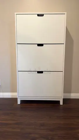Stylish White Storage Cabinet