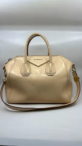 Givenchy Beige Leather Antigona Bag