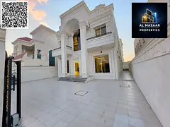Classic villa for sale in Al Alia area – Ajman. Two floors, including electricity, water, and air 