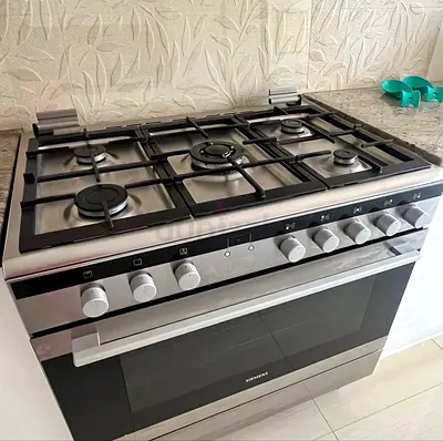 SIEMENS Germany Fan Assist 5 Burner full gas cooker Range Size 90cm