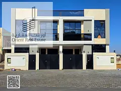 Villa for sale at Ajman. Al Yasmeen area ,5 master room, majlis, hall, big kitchen, Freehold all nat