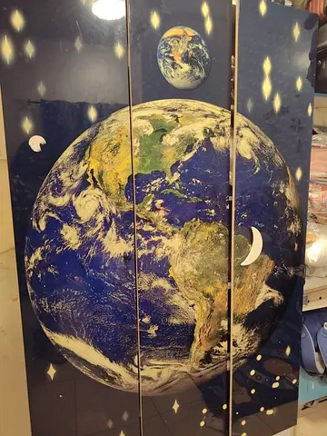 Unique Earth-Themed Wardrobe for Sale