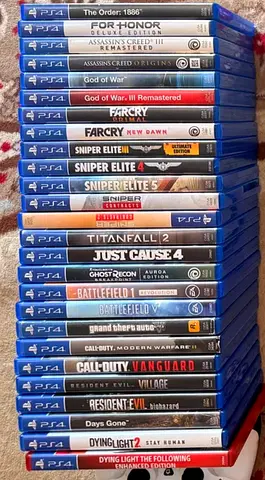 Collection of PlayStation 4 Games