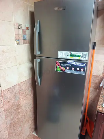 Stainless Steel Double-Door Refrigerator for Sale