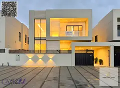 Luxury villa with hotel-style finishes in Al Zahia | 4 master bedrooms + maid's room | 30-meter 