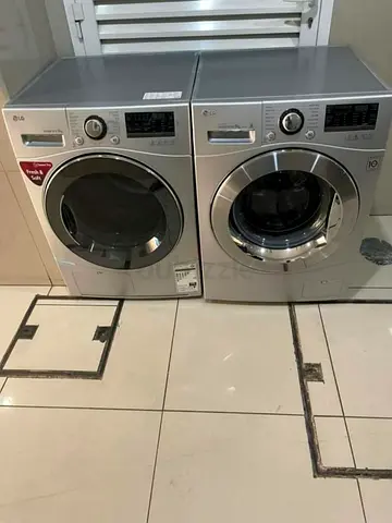 LG latest model Direct drive 9 kg washing machine and 9 kg sensor dryer touch screen