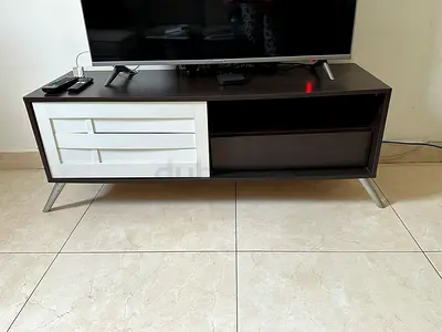 Tv table with storage and drawers