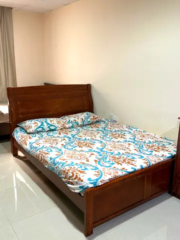 Solid Wood Bed with Stylish Design
