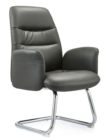 Visitor guest heavy-duty executive leather chair