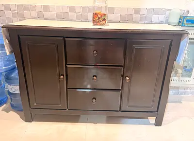 Multi-Purpose Wooden Cupboard with 3 Drawers