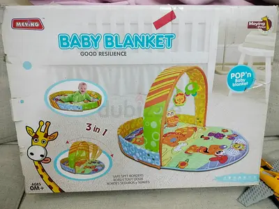 Colorful 3-in-1 Popn Baby Blanket