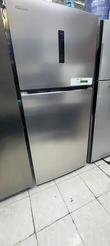 Frost-Free Refrigerator with Modern Stainless Steel Finish