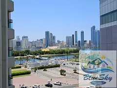 Chiller free ac 3bhk with balcony wardrobe close hall made room corniche view just for rent 80k