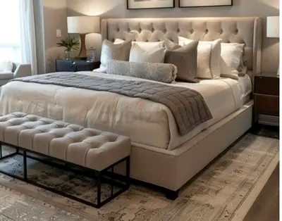Elegant beautiful 200*200 super king size Bed