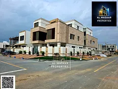 Luxury Three-Story Villa – Prime Corner | Al Yasmeen – Ajman