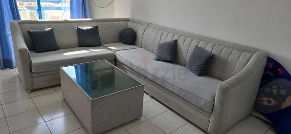 7 seater sofa with center table pillow
