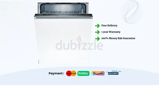 Bosch Builtin Dishwasher with Warranty and Free Delivery