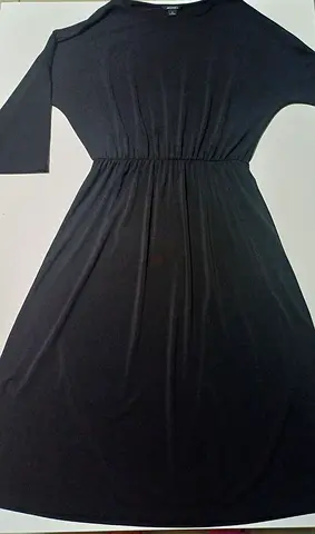 Elegant Black Midi Dress