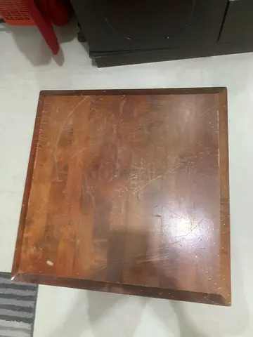 Wooden Table with Natural Finish