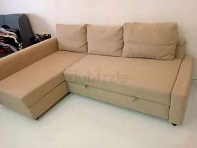 Comfortable L-Shaped Sofa with Storage