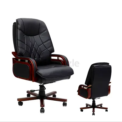 Executive leather revolving chair
