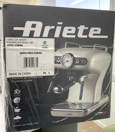 Ariete Espresso Machine - Classic and Stylish Coffee Maker