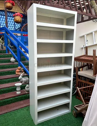 Stylish White Bookcase for Sale