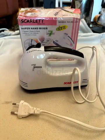 Scarlett Hand Mixer with 7 Speed Settings