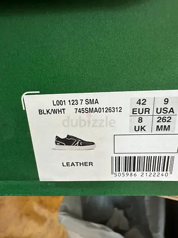 Mens Leather Sneakers - Size 9